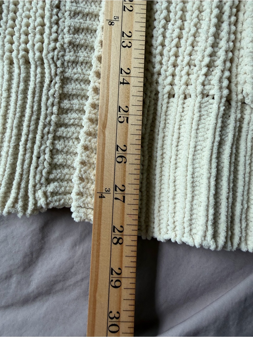 NEW Rip Curl Safari Sun Open Front Cardigan Oversized Ivory Size Large Chunky - Picture 7 of 10